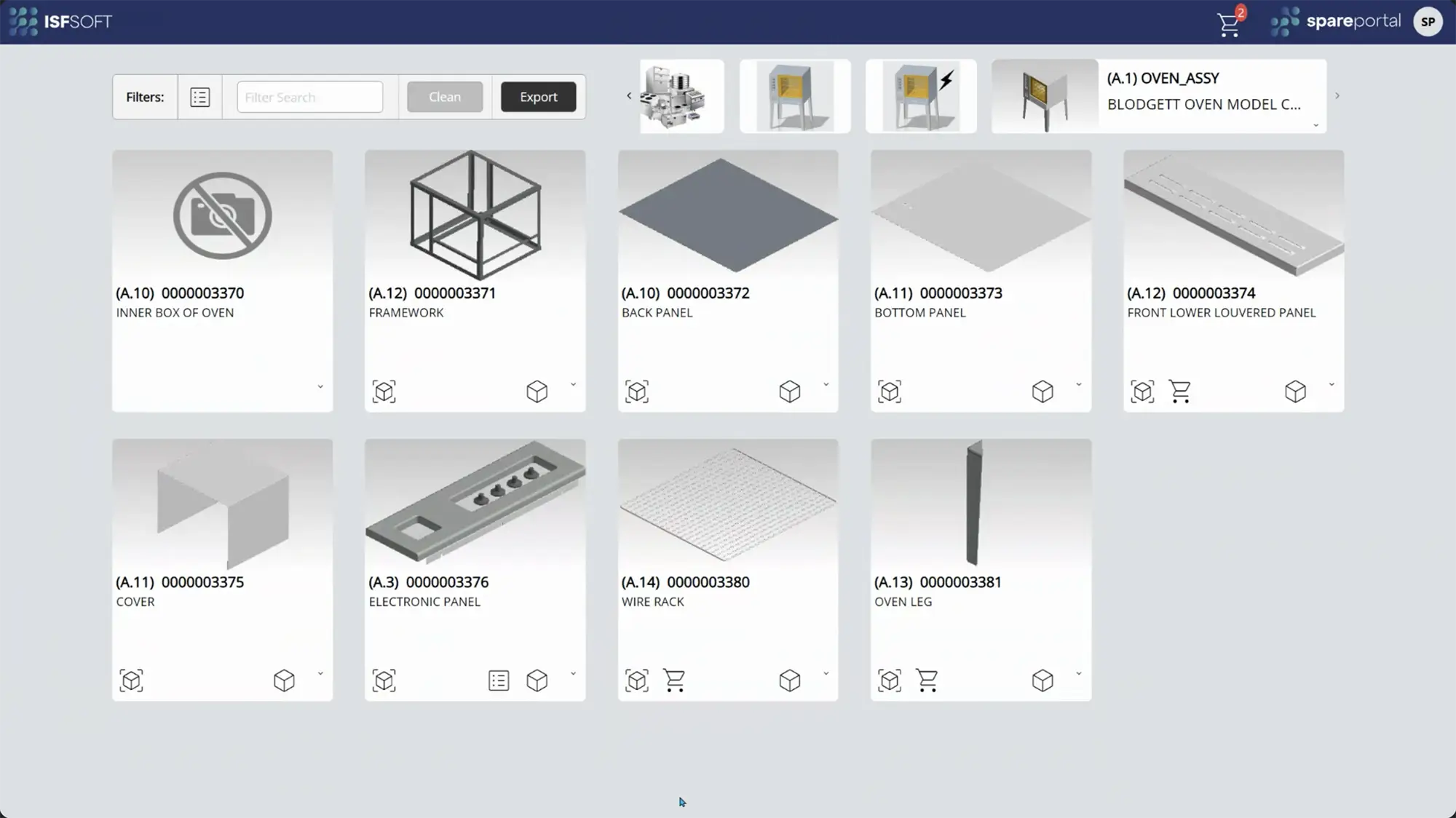 isfsoft spare portal-screenshot