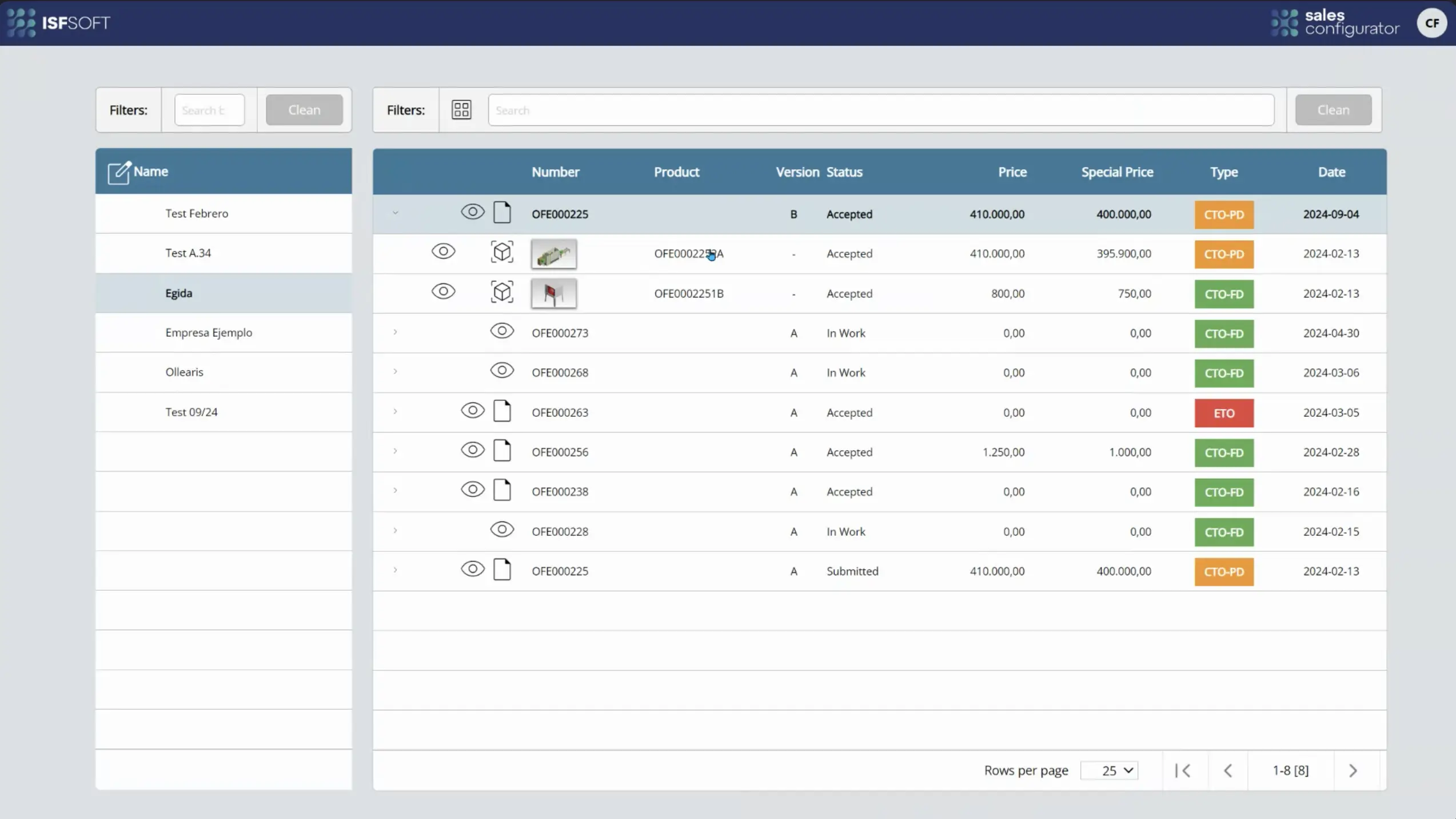 isfsoft-sales-configurator-screenshot