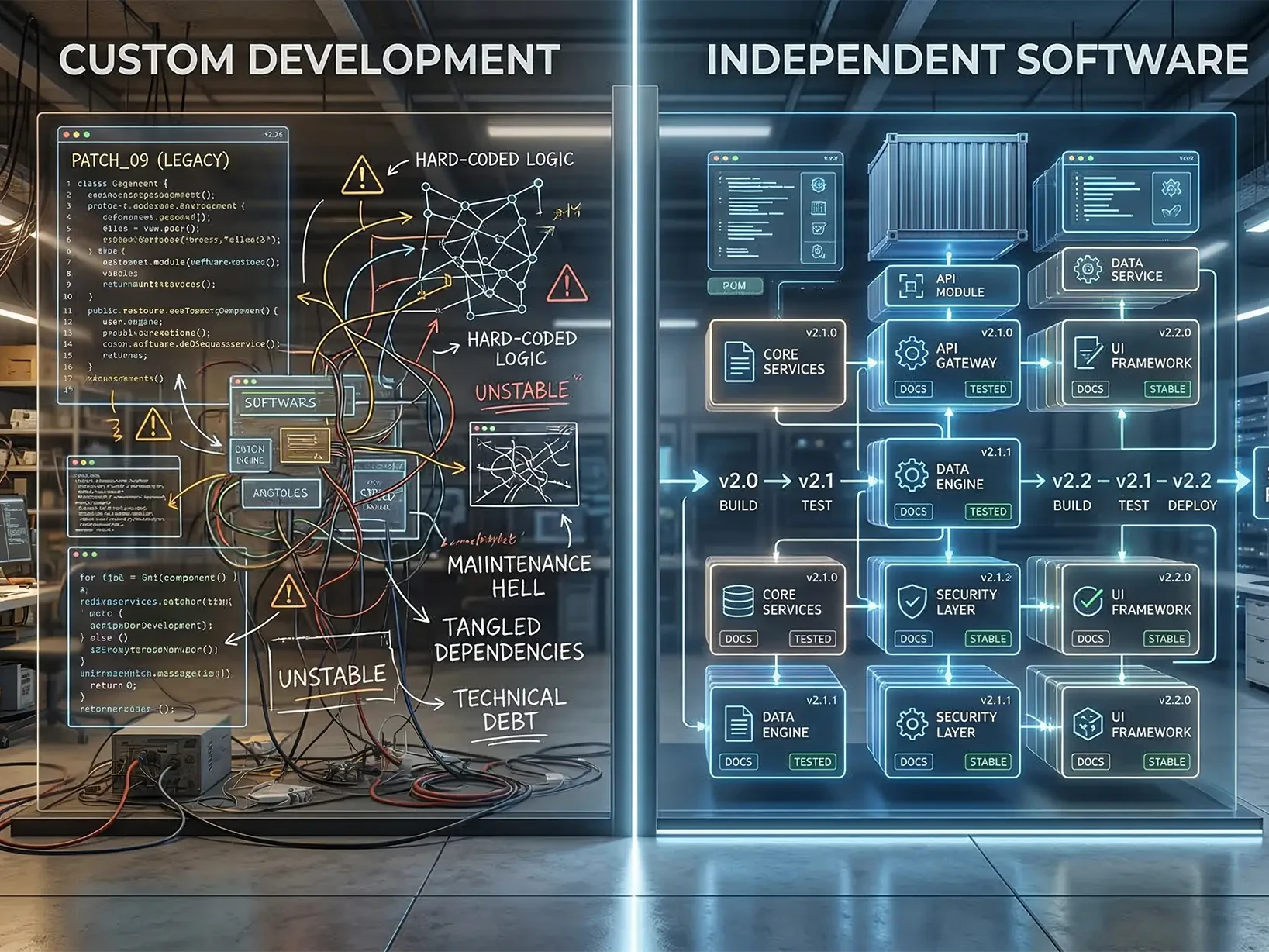 Windchill custom development vs independent software