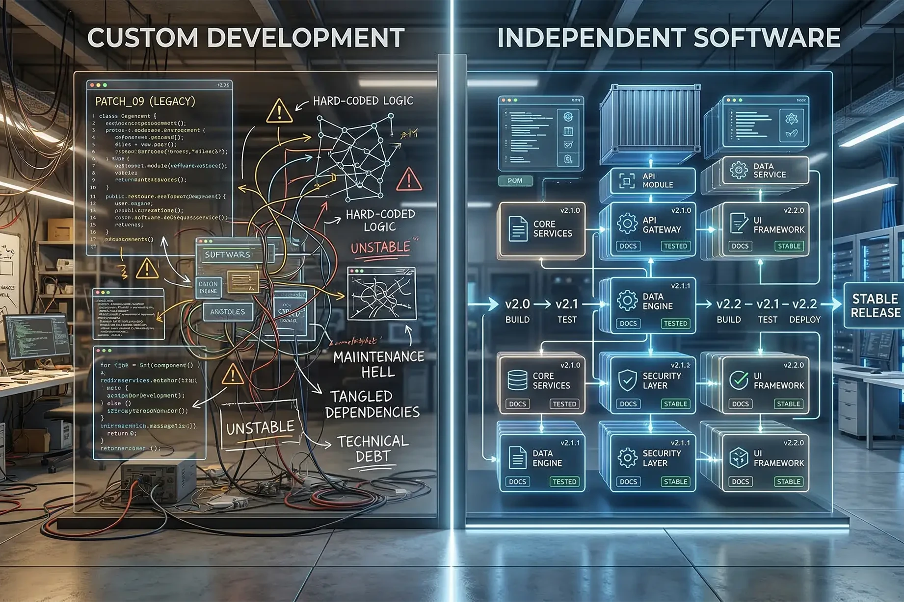 Windchill custom development vs independent software