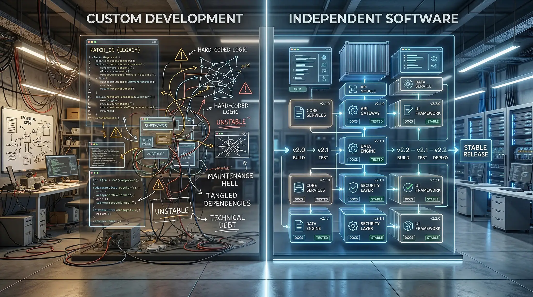Windchill custom development vs independent software